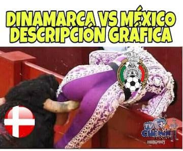 Los memes acaban con con el Tri luego de perder con Dinamarca