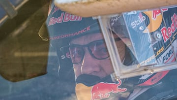 Carlos Sainz con el Ford durante la segunda etapa del Dakar 2025.