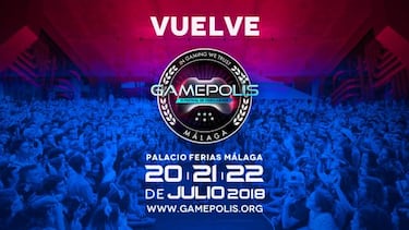 Así será Gamepolis 2018, del 20 al 22 de julio en Málaga