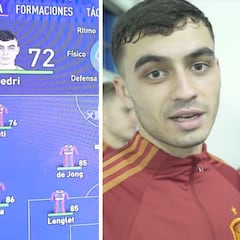 Un día con Pedri en la Sub-21: de jugar con su avatar en FIFA a su conexión fraternal con Brahim