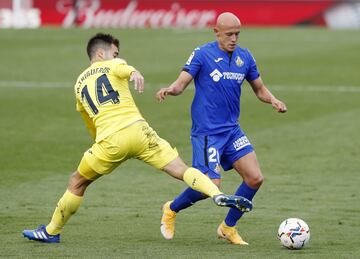 En la temporada 20/21 el canterano del Atlético de Madrid semarchó cedido al Getafe. 