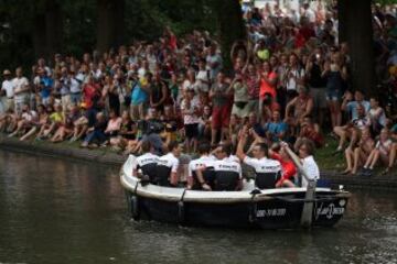 Los equipos que participarán en el Tour de Francia fueron presentados en Utrecht.