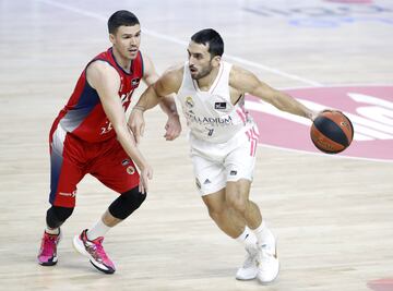 El argentino acabó con 20 puntos, 4 asistencias y 5 robos ante el Manresa y se fue ovacionado por sus compañeros. Se despide a lo grande dejando al Real Madrid invicto.