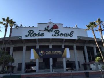 Imágenes del Rose Bowl, estadio que recibe Colombia vs Paraguay