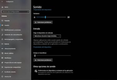 Cómo reproducir apps distintos altavoces en Windows 10