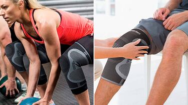 Estas rodilleras deportivas transpirables ayudan a aliviar dolores y lesiones por compresión
