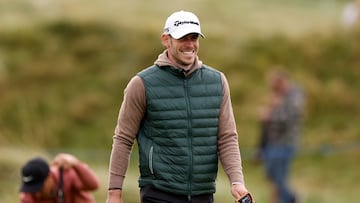 Gareth Bale, en el Alfred Dunhill Links Championship.