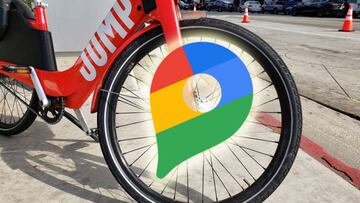 Google Maps ya calcula tu ruta en bici alquilada