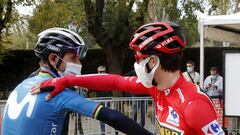 Roglic se corona campe¨®n con Carapaz y Hugh Carthy en el podio