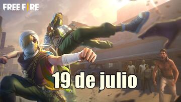 Códigos Free Fire de hoy 19 de julio de 2021; todas las recompensas gratis