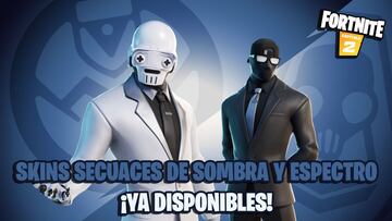 Fortnite: skins de secuaces de SOMBRA y ESPECTRO ya disponibles; precio y contenidos