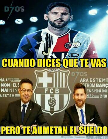 Los mejores memes de la decisión de Messi