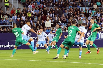 Imagen del Málaga-Alcoyano jugado en la primera vuelta.