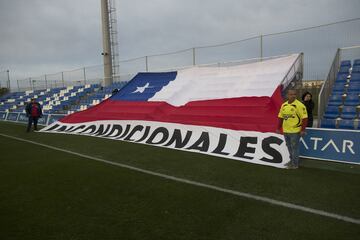 Así se vivió el amistoso entre la Roja y Escocia en Murcia, España. Ambas selecciones se preparan para el Mundial de Francia 2019.