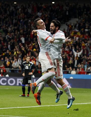 3-1. Isco el celebró el tercer gol.