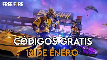 Free Fire | Códigos de hoy jueves 13 de enero de 2023: recompensas gratis