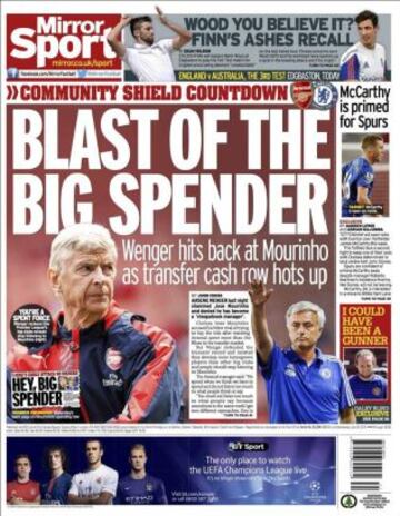 Portadas de la prensa deportiva