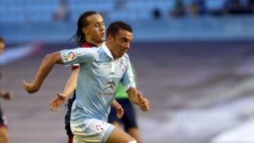 Aspas, en pretemporada.