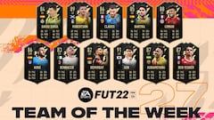 TOTW 27 de FUT FIFA 22 con Aubameyang, Koke y Son ya disponible
