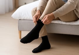 Los calcetines altos que protegen venas y pies sensibles: son perfectos para diabéticos