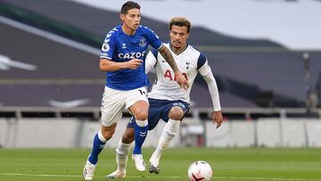 James Rodr&iacute;guez, volante del Everton de Inglaterra, tendr&aacute; el reto de repetir la gran actuaci&oacute;n que tuvo en el d&iacute;a de su debut en Premier ante el Tottenham