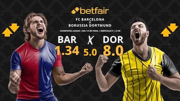 FC Barcelona vs. Borussia Dortmund: horario, dónde ver, pronósticos y cuadro