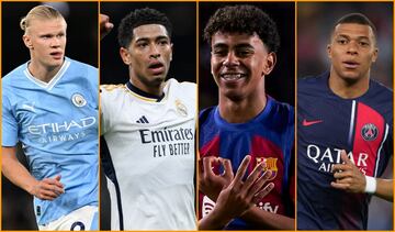 Real Madrid, Barcelona, Atlético de Madrid, Manchester City, PSG, Arsenal, Borussia Dortmund y Bayern  uefa champions league wembley final champions yamal lamine haaland mbappe vinicius bellingham pep guardiola xavi fifa 24 ea sports fc24 sorteo champions cuartos