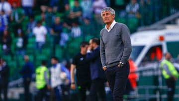 Quique Setién, entrenador del Betis