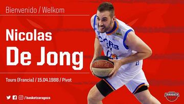 De Jong deja el Baskonia tras fichar por el Tecnyconta