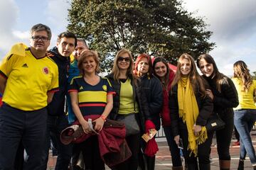 La hinchada de todas las formas demuestra su cariño por esta Selección que aspira a mejorar lo hecho en Brasil 2014