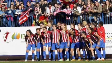 El Atl&eacute;tico Femenino en el Vicente Calder&oacute;n