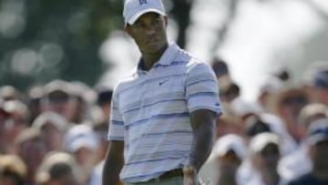 <b>IGUALDAD. </b>Tiger Woods, ayer en Hazeltine, en Minessota.