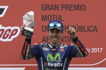 Maverick Viñales, ganador de la carrera 