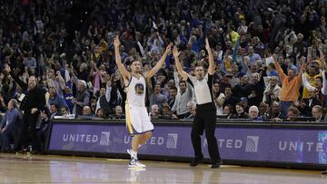 Los 60 puntos de Klay Thompson a los Pacers en 60 segundos
