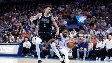 Algo pasa con Wembanyama