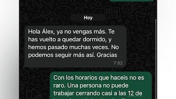 Foto extraída de la cuenta de X @soycamarero