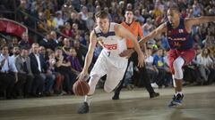 Doncic en un Barcelona-Real Madrid