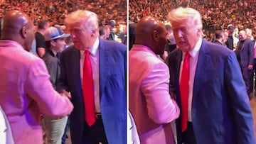 Trump and Mike Tyson’s emotional handshake at UFC 316 stuns the crowd