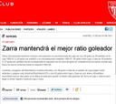 El Athletic dice que el ratio de Zarra está a salvo