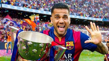 Dani Alves, una inyecci&oacute;n de adrenalina para el Bar&ccedil;a.