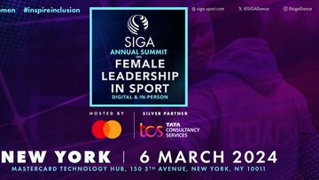 AS broadcasts SIGA Female Leadership in Sport summit live from New York.