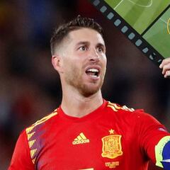 20 errores de bulto de Sergio Ramos con la camiseta de España