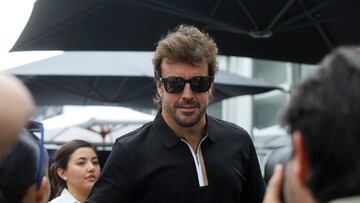 Fernando Alonso (Aston Martin). Hermanos Rodr¨ªguez, M¨¦xico. F1 2023.