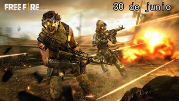 Códigos Free Fire de hoy 30 de junio de 2021; todas las recompensas gratis
