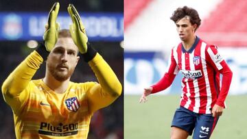 Oblak y João Félix, los más valorados del Atlético