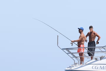 Cristiano Ronaldo y Georgina Rodríguez disfrutaron en las Islas Baleares de sus vacaciones.