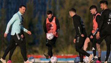 Formaciones posibles del Argentina - Colombia de semifinales de Copa América