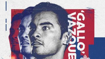 Chivas hizo oficial la llegada de José Juan 'Gallito' Vázquez