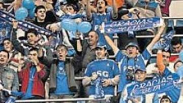 <b>NO FALTARÁ NADIE. </b>Los hinchas azulones acudirán en masa el 23 -J al Bernabéu.