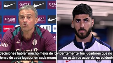 Mensaje rotundo y público de Luis Enrique a Asensio tras ponerle solo 16 minutos en los últimos 7 partidos